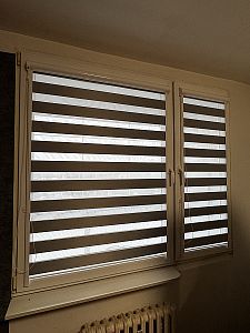 Montáž rolet den a noc do bytu v Teplicích